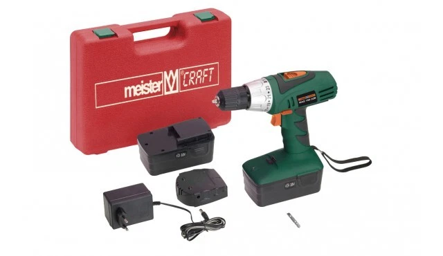 PERCEUSE SANS FIL BATTERIE FORAGE VISSEUSE À avec 2. Piles 18V LED 2Gang malette - Photo 1/1
