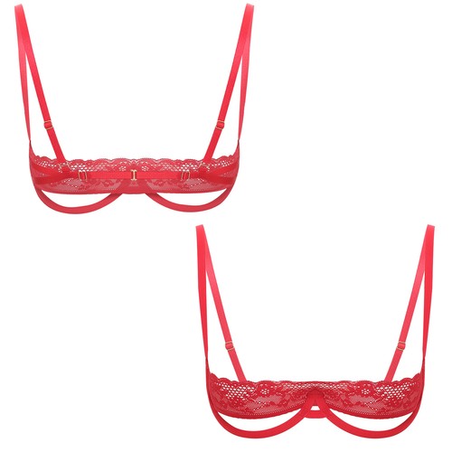 Soutien gorge femme soutien gorge push up lingerie adulte érotique dentelle réglable - Photo 8/43
