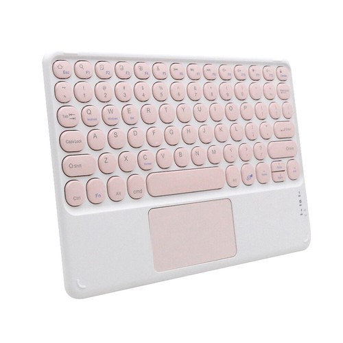 Wireless Bluetooth Touchpad Round Keyboard Mouse For IPad Android Samsung Tablet - Picture 14 of 62
