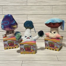 Living On The Veg Plush Toys Lot Of 3 Series 1 8 Shmu, 3 Maisey, 11 Grimsby