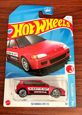 2024 Hot Wheels '92 Honda Civic EG #95/250 HW J-Imports 4/10 Red - Wheel ERROR