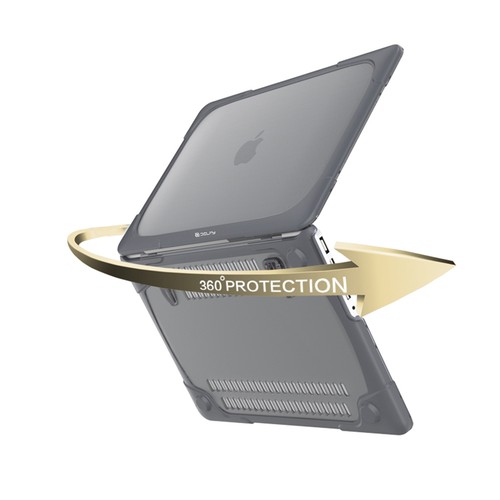 Custodia protettiva rigida Delfy per laptop Macbook Pro 16" con Touch Bar Touch ID - Foto 6 di 23