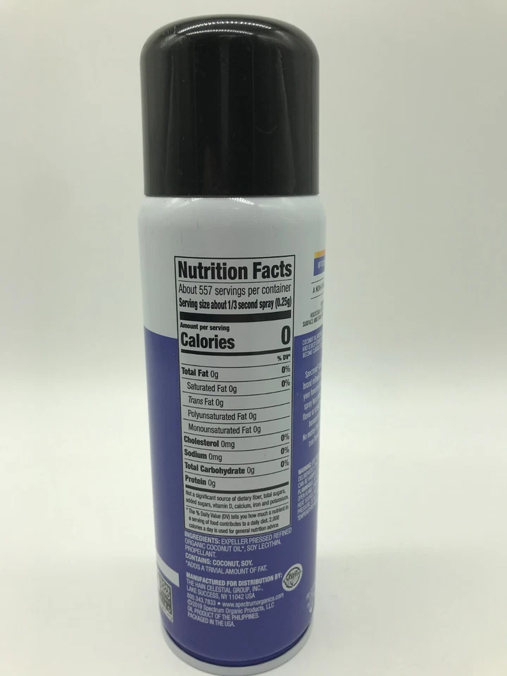 Spray de aceite de cocina antiadherente Spectrum Culinary Coconut Oil. Foto 2 de 3