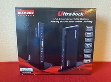 Diamond Multimedia Ultra Dock USB-C Triple Display W Power Delivery  BRAND NEW