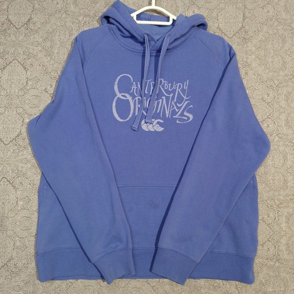 Canterbury Hoodie Womens 18 Light Purple Originals Pullover Logo Front Pocket