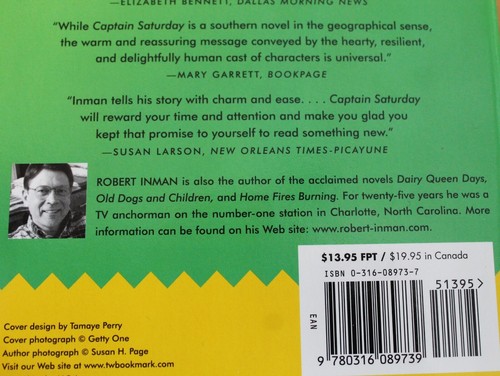 Captain Saturday : A Novel by Robert Inman (2003, Trade Paperback) - Imagen 3 de 3