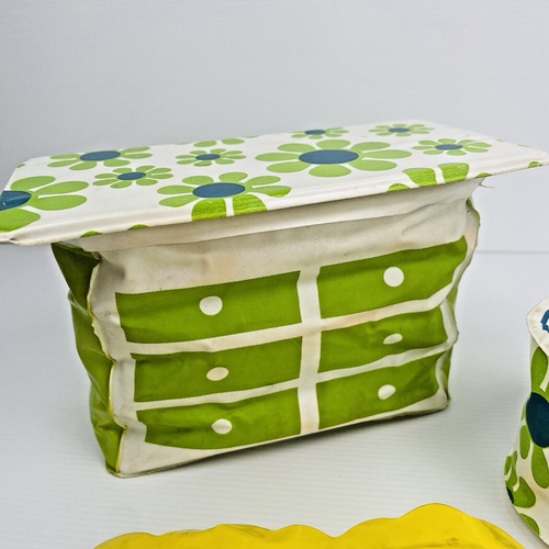 Vintage Barbie Blow Up Inflatable Furniture Set of 3 PC Puff 'n' Play Drawers - Picture 2 of 12