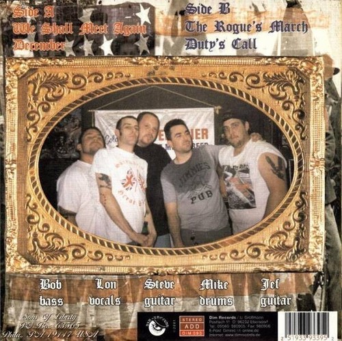 Sons Of Liberty - We Shall Meet Again 7" Punk NM + INSERT + STICKER WHITE VINYL - Bild 2 von 4