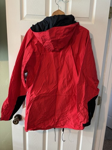 Marlboro Adventure Team Jacke Herren XL rot Parka Nylon Windbreaker Vintage - Bild 6 von 8
