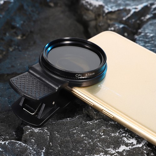 Mobile Phone Lens Polarizer Camera Circular Clip Polarizing Clip-on Filter - Photo 8 sur 10