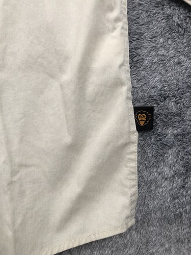 Howler Bros Gaucho 2XL Shirt Ivory Long Sleeve Snap Vented Swan Valley Monster - Picture 10 of 20
