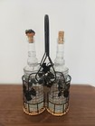 Rustic Wicker Grape Vine Leaf Wine Bottle Holder