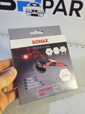 2Psc SONAX Felt Pad 127mm 04933000