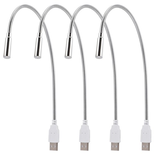 4 Pcs Keyboard Light Usb Reading Lamps Computer Accessories for Women - 第 7/12 張圖片