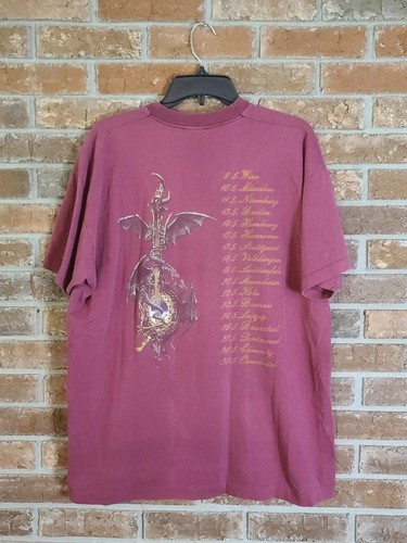Vtg Blind Guardian 1995 Imaginations Power Metal Band Euro Dragon Tour Tee XL - Picture 3 of 4