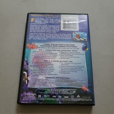 【DVD】emmurée／20030829 Finding Nemo (2003, 2-Disc Set) 786936215595| eBay