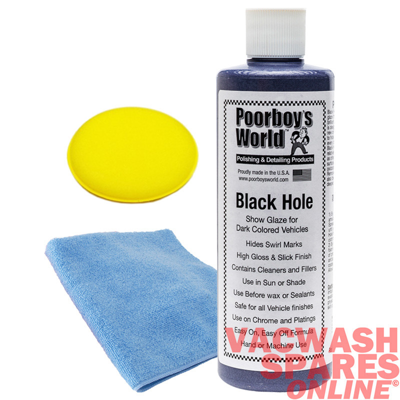 POORBOYS BLACK HOLE SHOW GLAZE 473ML - HIDE SWIRLS AND IMPERFECTIONS - DETAILING