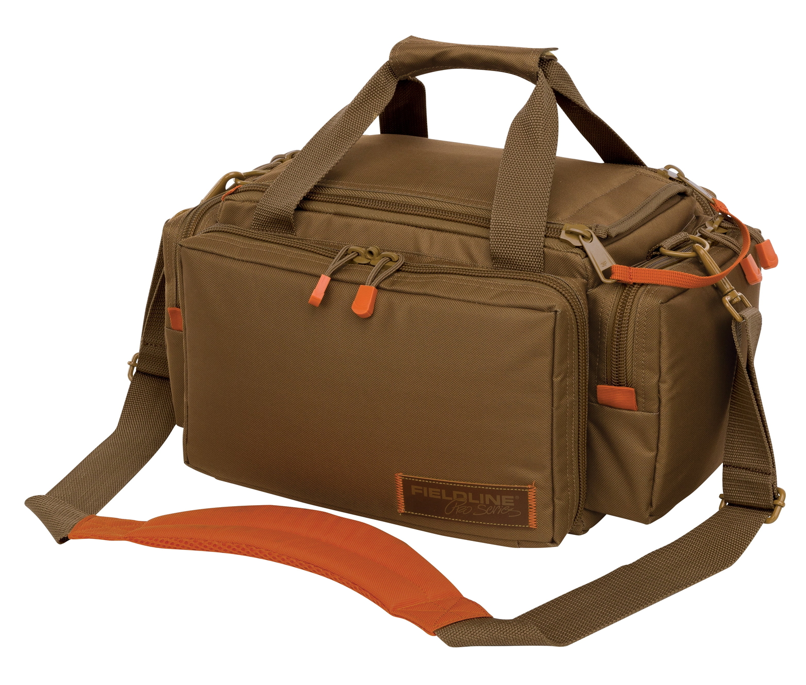 Fieldline Pro Series Deluxe Range Bag, Desert Clay Large, Brown, Ammo