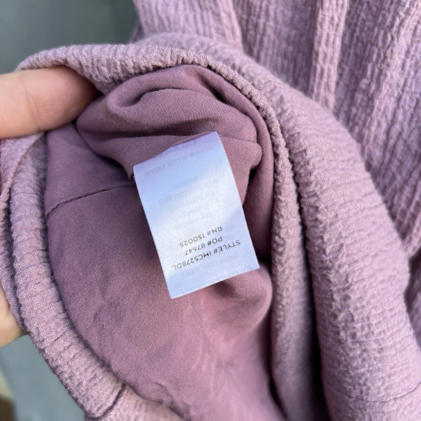 Abito San Valentino Lulu's taglia S viola lavanda incrociato scollo a cuore