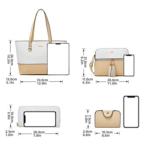 YTL Women Fashion Handbags Wallet Tote Bag Shoulder Bag Top  Assorted Colors  - Picture 315 of 365