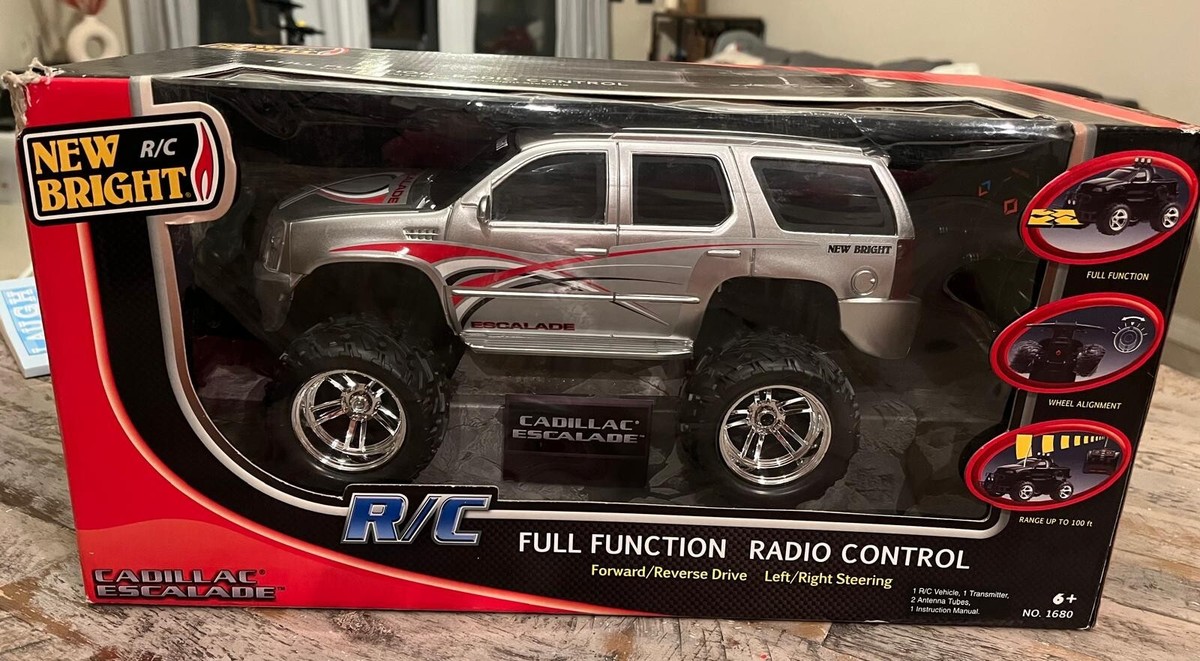 New Bright RC Cadillac Escalade Silver Radio Control Car SUV | eBay