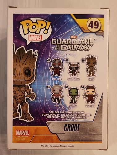 Funko Pop! Marvel Guardians of the Galaxy Groot Vinyl-Figur #49 - Bild 3 von 10