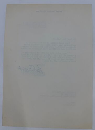 James Van Fleet 03/05/1983 SIGNED Typed Letter w/ Article RARE Vintage - Picture 3 of 7