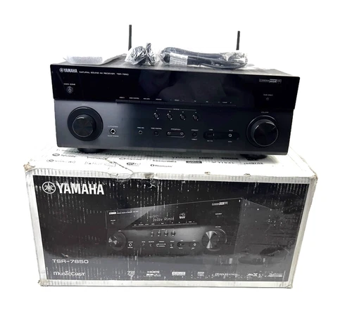 YAMAHA TSR-7850: 7.2CH Dolby Atmos DTS Wi-Fi BT 4k Receiver - Black -
