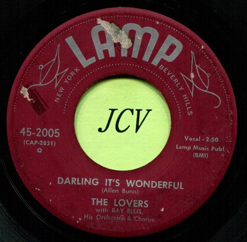 LOVERS (Gotta Whole Lot Of Lovin'/Darling) R&B - SOUL 45 RPM SCHALLPLATTE - Bild 2 von 2