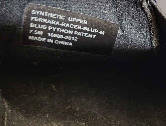 Spring Step Ferrara-Racer Blue Phython Print Pate… - image 6
