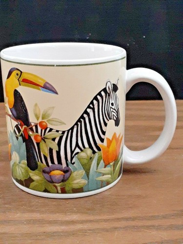 Sakura ONEIDA "JUNGLE ANIMALS " Coffee Mug / EUC /2003-2004 - Picture 3 of 5