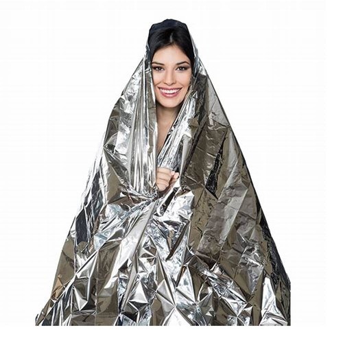 8 Pack Emergency BLANKET Thermal Survival Safety Insulating Mylar Heat 84" X52" - Picture 3 of 10