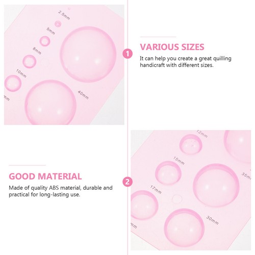 4PCS Paper Quilling Mould DIY Paper Craft Tools Practical Paper Quilling Tool - Bild 3 von 12