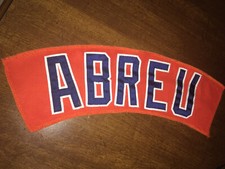ALBERT ABREU HOUSTON ASTROS 2015 Greeneville MiLB JERSEY NAMEPLATE Yankees RC