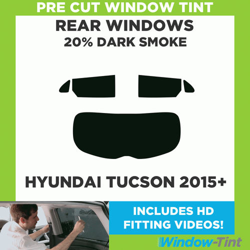 For Hyundai Tucson 2015+ Pre Cut Window Tint Kit 20 Dark Rear Car