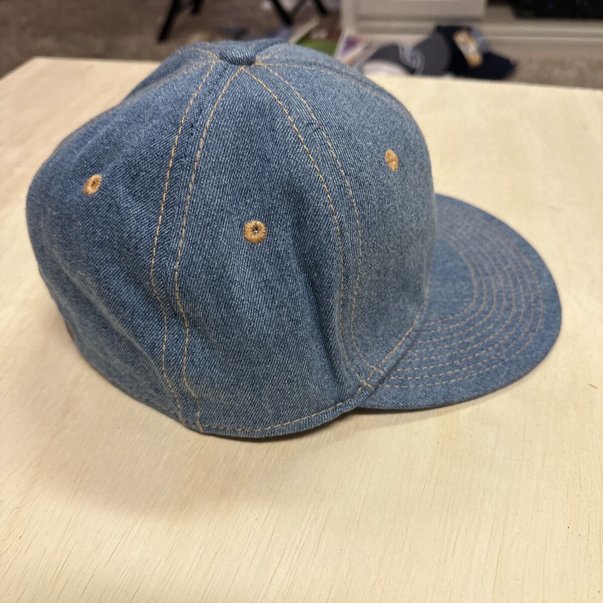 TIMBERLAND - Men's denim cap with logo - TB0A2Q28L78 - light