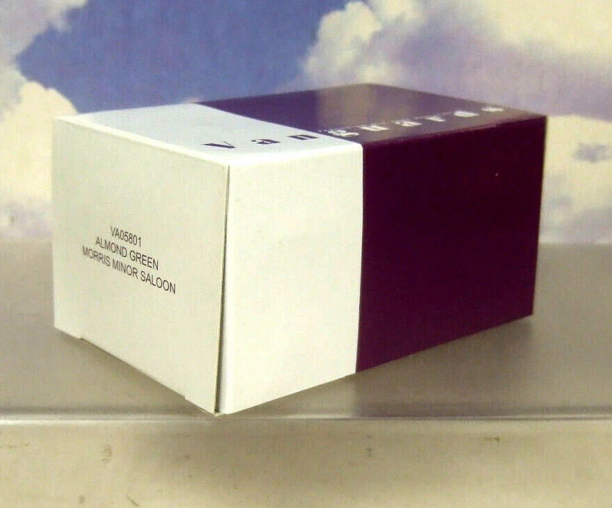 EXCELLENT VANGUARDS 1/43 DIECAST MORRIS MINOR SALOON IN ALMOND GREEN VA05801 - Image 4 of 4