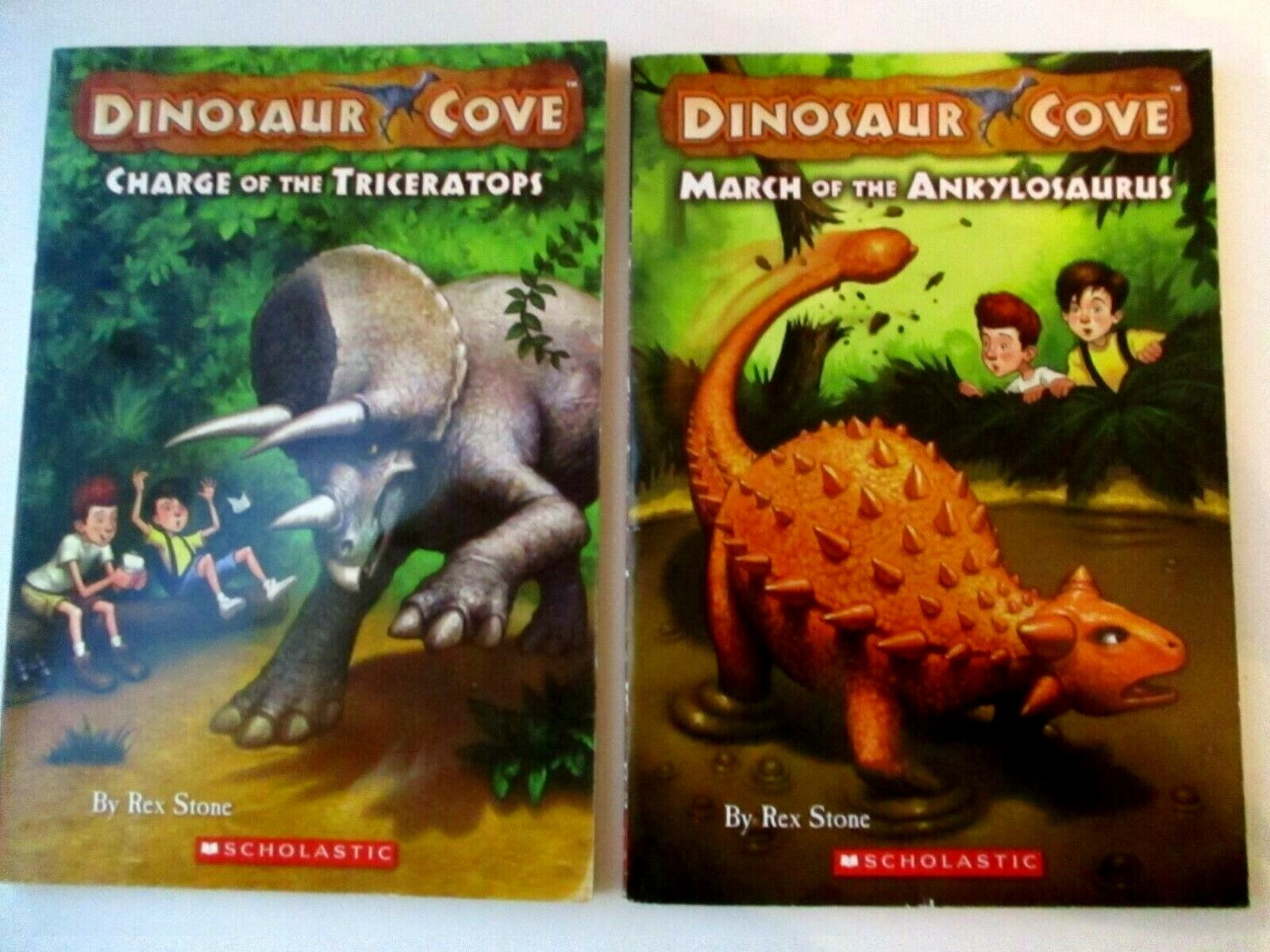 Dinosaur Cove Lot 6rex Stone Free Ship Edmontosaurus - 