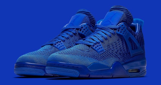 Chaussures et baskets homme Air Jordan 4 Retro Flyknit Hyper Royal/ Black-Hyper Royal