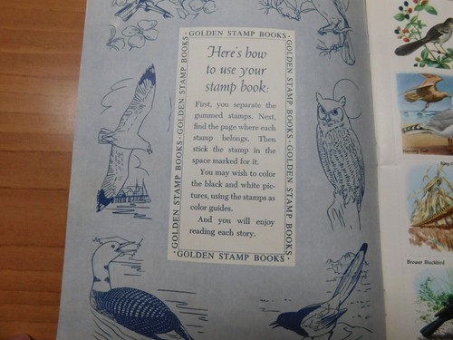THE GOLDEN BOOK OF BIRD STAMPS ~ 1976 ~BRAND NEW 48 FULL COLOR PICTURE STAMPS - Picture 5 of 7