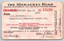 1906 Chicago, Milwaukee & St. Paul Railway Trip Pass Ticket No. 5810 — listing 4
