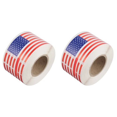 250pcs Patriotic Scrapbook Decals American Flag Sealing Stickers Logo Stickers