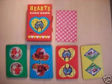 Vintage HEARTS Card Game by E.E. Fairchild 50s