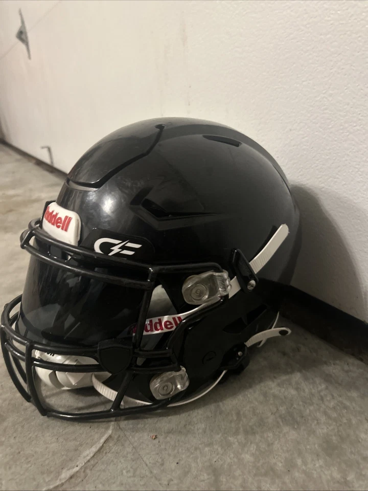 Casco de fútbol americano Riddell SpeedFlex negro con mascarilla juvenil grande 2024 Foto 4 de 4
