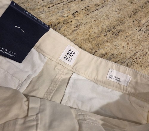 Lot of 3 Womens Size O Gap Khaki Shorts Girlfriend. 1 is new - Picture 16 of 24