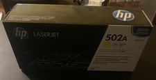 Genuine HP 502A Yellow Q6472A Toner Cartridge - LaserJet New OEM Sealed 