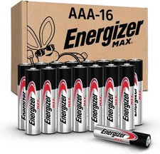 Power Your Devices with MAX AAA Batteries - 16 Pack for Longevity  Reliability