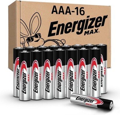 Power Your Devices with MAX AAA Batteries - 16 Pack for Longevity & Reliability