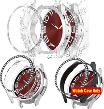 3 Packs Bling Frame Protective Case for Galaxy Watch 6 Classic 47mm