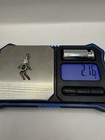 Sterling Silver 925 Baby Boy Pendant/ Charm With Green May Birthstone. 2.16 Gram — photo 5